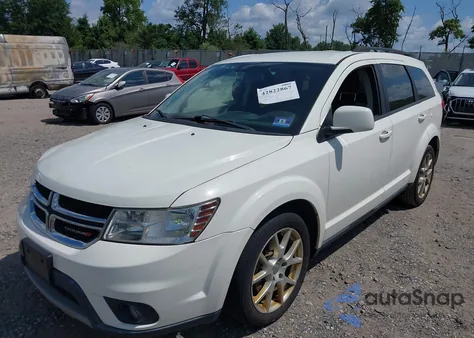2013 Dodge Journey Sxt z USA, uszkodzony, nr VIN 3C4PDCBB7DT561193
